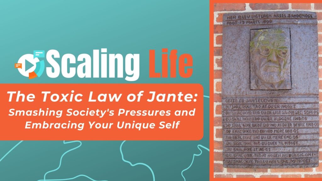 The Toxic Law of Jante: Smashing Society’s Pressures and Embracing Your Unique Self 
